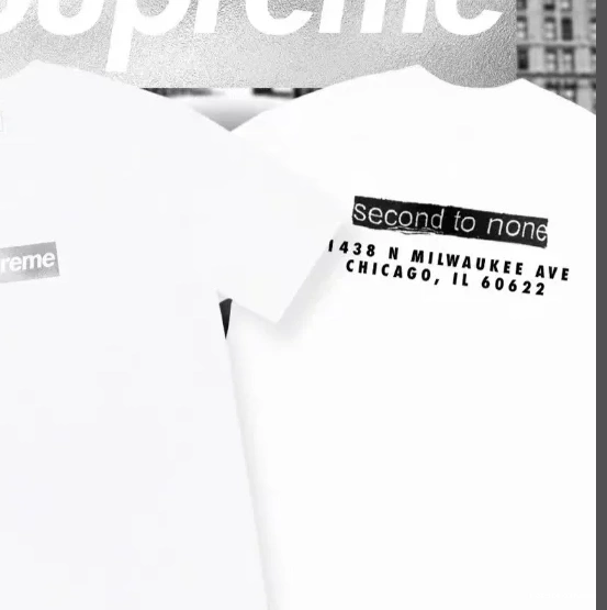 Chicago L S White M XL Short Logo Tee Sleeve Box White Chicago 0806